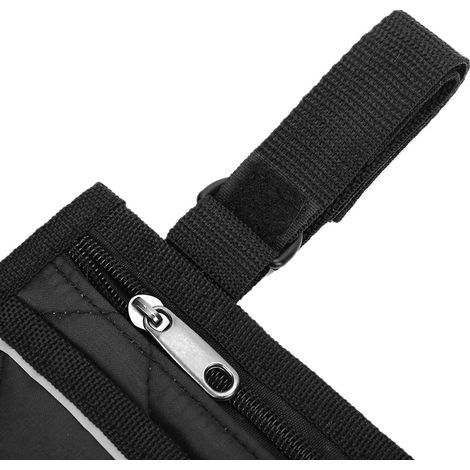 Bolsa multiusos para accesorios – Compatible con sillas de ruedas, scooters y andadores – Organizador de almacenamiento espacioso (31,5 x 18 cm) – Material de poliéster duradero y ligero – Negro o mor (1/5)