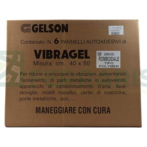 GELSON PANNELLI ANTIROMBO 20635 ROMBOIDALI PEZZI 6