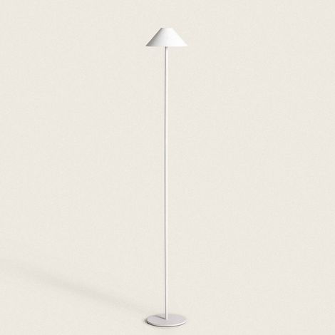 Lampada da Terra LED Kivuli 3W Portatile per Esterno con Batteria USB Ricaricabile Bianco