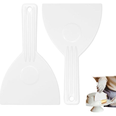 Teigspachtel 2er-Set, flexibel, Kunststoff, spülmaschinenfest