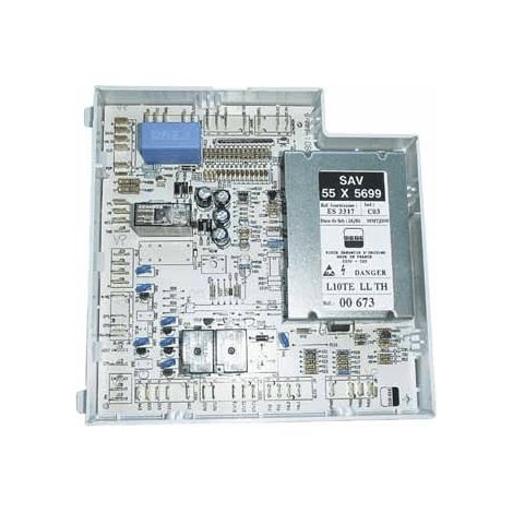 PLATINE ELECTRONIQUE ES3317 pour LAVE LINGE BRANDT - 55X5699