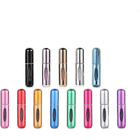 5 ml, 6 ml, 8 ml Mini-Parfümflasche mit Bodenbefüllung, nachfüllbar, leerer Kosmetikbehälter, Zerstäuberflasche für unterwegs-6ml-Light Pink