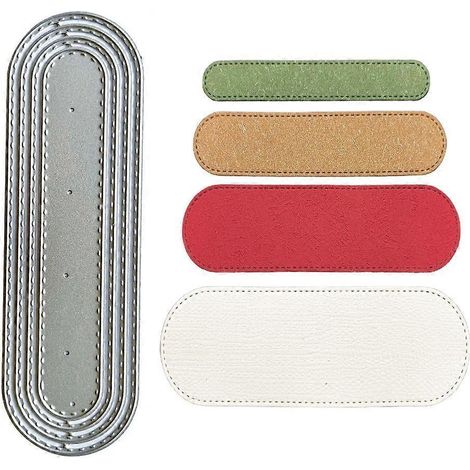 Matrices de découpe à gaufrage en bandes longues pour la création de cartes et le bricolage en papier (1/4)