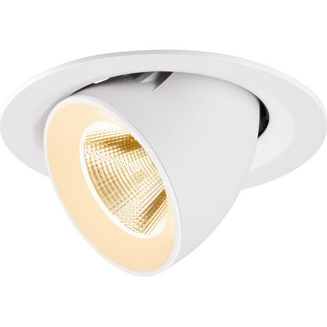 Spot encastré NUMINOS® GIMBLE M intérieur 2700 K 20° blanc - SLV - 1009551
