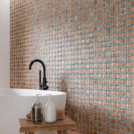 Carrelage Effet Terre Cuite TETUAN Terra Aqua 31x56cm (1/4)