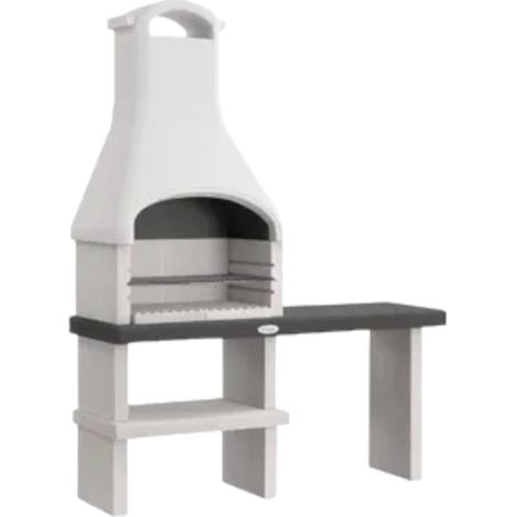 BARBECUE ORLANDO L 59 x P 59 x H 216 cm LEGNA E CARBONE (1/2)