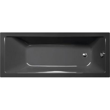 Baignoire rectangulaire NOEMI 170x70x39cm, gris (1/4)