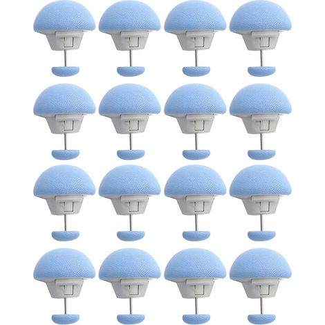 16-teiliges Daunendecken-Clip-Set, bestehend aus Daunendeckenclips, Daunendeckenknöpfen, Bettdeckenclips, Daunendeckenbezugclips, pilzförmigen Clips (mit Knöpfen), einem Daunendeckenhalter fürs Schlaf (1/5)