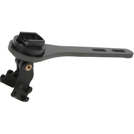 Support de fixation pour compteur vélo en alliage d'aluminium et fibre de carbone, compatible avec cintres de vélo (1/5)