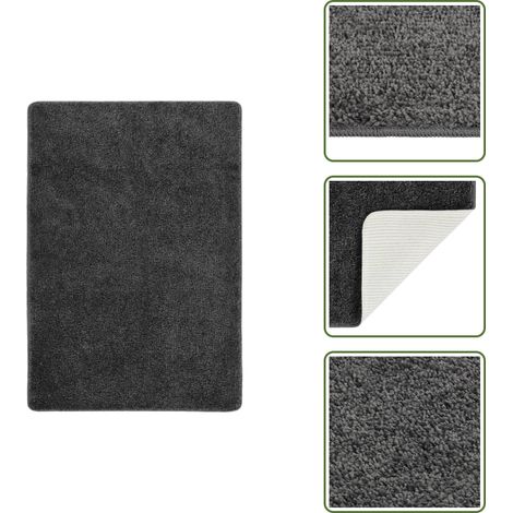 Tappeto grigio scuro - vidaXL Tappeto Shaggy Grigio Scuro 120x170 cm Antiscivolo - Tappeto per interni