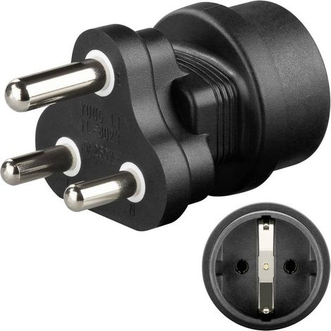 Adaptateur de voyage Goobay 95412 prise Type M 10 A (1/2)