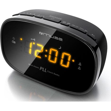 Muse M-150CR Weckfunktion Schwarz Radiowecker PLL