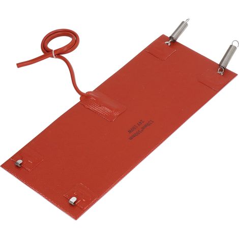 Coussin chauffant en silicone étanche 300 x 120 mm, 100 W, pour voiture, 24 V CC (1/5)