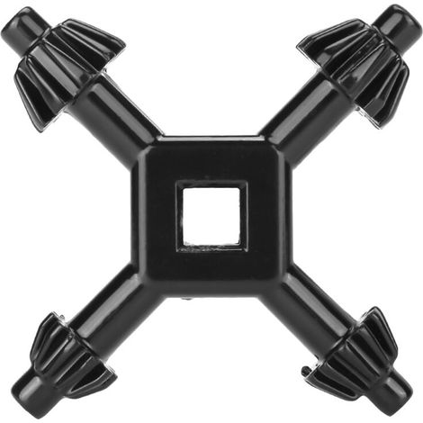 Perceuses multifonctionnelles en acier 4 en 1 Outil de forage portatif pour clé de mandrin (1/5)