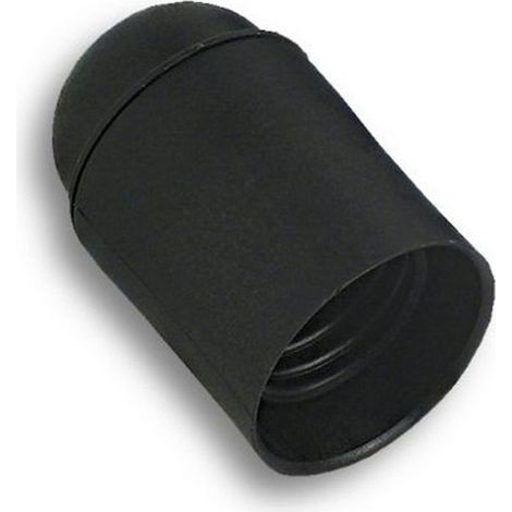 Porta Lampadine E27 Nero Liscio 62801 - Design Elegante - FANTON