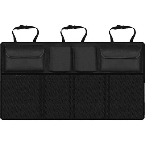 Auto aufbewahrungstasche mit 8 taschen - schwarz (1/5)
