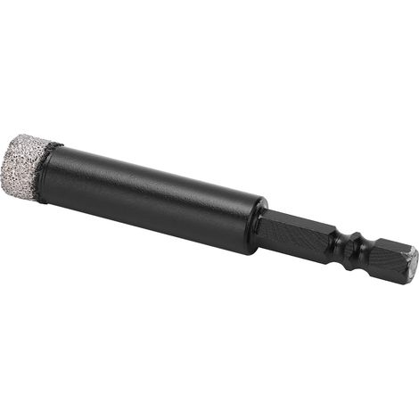 Scie cloche trépan diamant 12mm, ouvreur de trou à sec, foret carottier hexagone, accessoire perçage manuel (1/5)