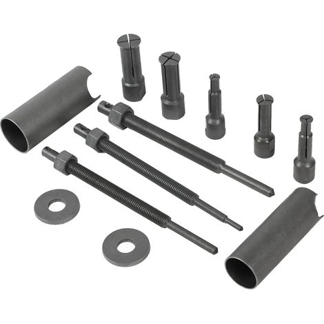 Innenlager-Abzieher-Set für Motorräder, Werkzeugsatz zum Entfernen von Innenlager-Abziehern mit offenen Clips in 5 Größen (9–23 mm).