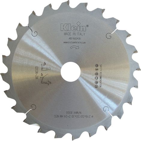 Lama sega circolare HW D=305, d=30, B/c=3.2/2.2, Z (Nr. denti)=60 AB305.06030 KLEIN (1/5)