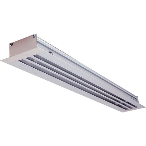 Aldes – Diffuseur linéaire soufflage 3 fentes – Alu anodisé – Longueur 900mm – Fixation non apparente – Pour VMC avec registre