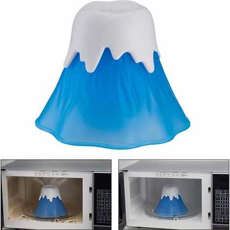 Nettoyeur pour micro-ondes volcanique - Outil de cuisine innovant et efficace (1/5)