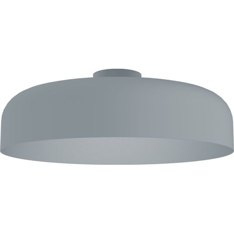 LUMICOM  TUZZI Plafoniera, 1xE27, max 42W, metallo, grigio, D.50cm