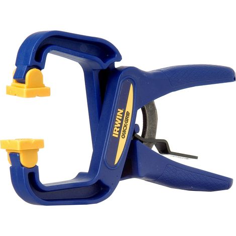 IRWIN Handi Clamp One-Handed Bar Clamp with 50mm Jaw Capacity and Swan Neck Design (1/2)