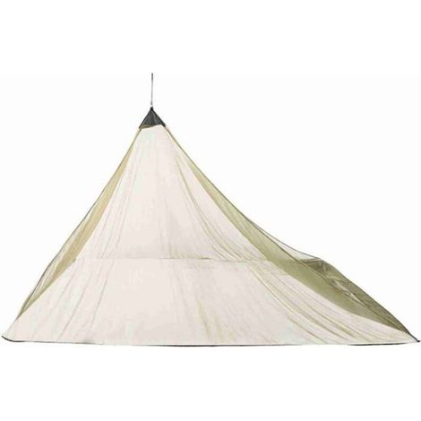 Moustiquaire camping triangulaire Légère Compacte Sac transport Usage unique Vert