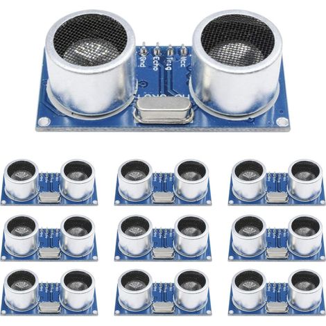 10 Pack Ultrasonic Module Compatible with HCSR04, Ultrasonic Module, Distance Sensor, Supports 3.3-5V (1/5)