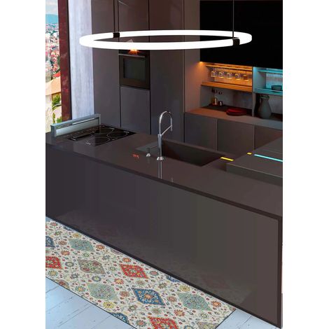 ATTICGO Tapis dessins colorés lavable RICCI Multicolore 52x100 cm (1/5)