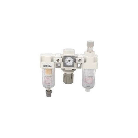 Séparateur de graisseur de compresseur, boîtier en alliage d'aluminium, filtre à Air G1/4 pouces pour outil électrique pneumatique (1/5)