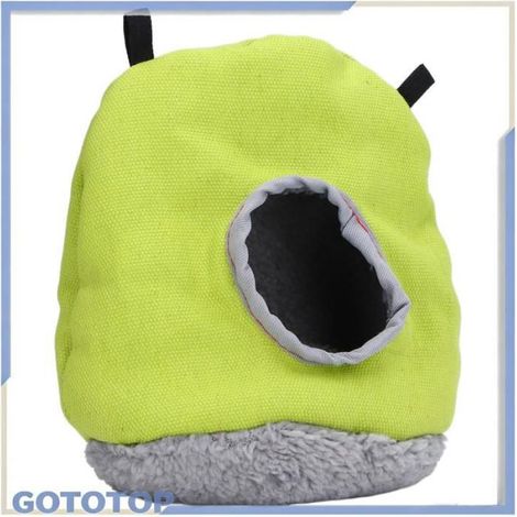 Nid Pour Perroquets - Maison Chaude En Peluche Ronde - Pour Cage D'oiseaux - 17,5 Cm - 70 G - 1 Pièce (1/5)