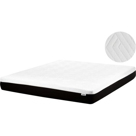 Latex Foam Mattress White and Black EU Super King Size 6ft Firm Zippered Removable Polyester Cover Bedroom Accessories LATEX MEMORY 7 PRO (1/5)