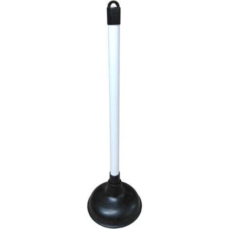 1 - Plongeur D'évier - Accessoire De Plomberie - Pour Débouchage D'évier Et Lavabo - Avec Poignée Ergonomique - Noir - 42,5x15cm (1/3)