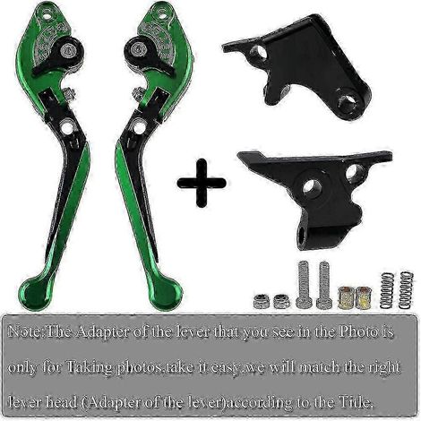 Leviers de frein et d'embrayage pliables et extensibles CNC en or et titane, logo laser unique pour Yamaha FZ8 2011 2012 2013 2014 2015 (A5 B1 C5 D1) (1/5)