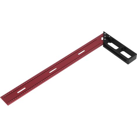 Präzises 42 cm quadratisches Lineal aus Aluminiumlegierung, Mess- und Markierungswerkzeug für die Holzbearbeitung, professionelles Markieren und Nachzeichnen. (1/5)