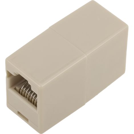 BeMatik - Splice câble RJ45 UTP Cat.5e RJ45 femelle à femelle (1/5)