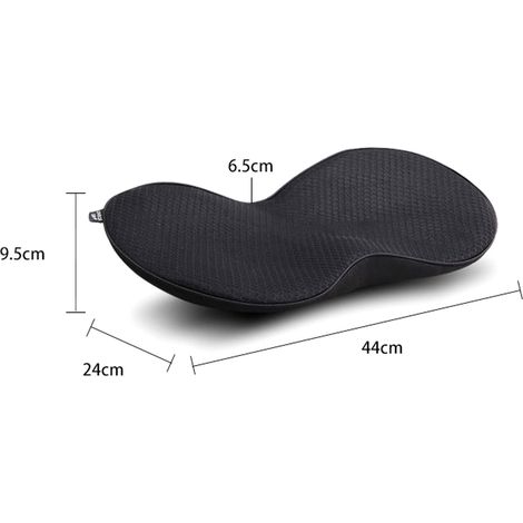 Coussin de siège de voiture, coussin en mousse à mémoire de forme, coussin de soulagement de la douleur du bas du dos et du coccyx avec housse amovible pour la conduite (1/5)