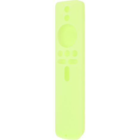Silikon-Schutzhülle für Xiaomi TV Stick 4K, rutschfeste Fernbedienungshülle mit Kabel, neongrün (1/5)