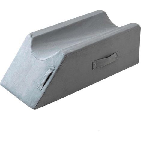 Coussin de pied confortable avec polaire douce et rebondissements lents - Oreiller ergonomique pour les jambes - Améliore la circulation sanguine et le confort (1/5)
