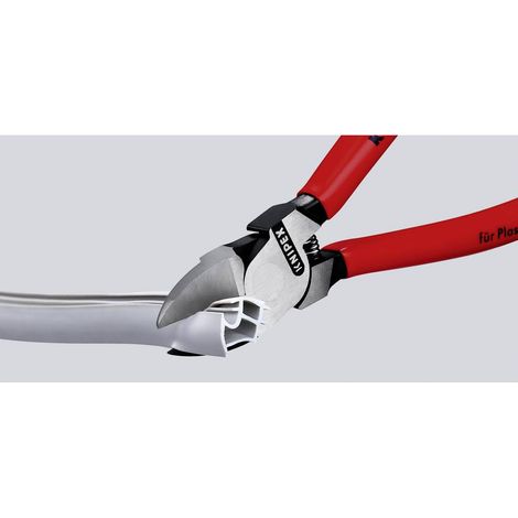 KNIPEX 72 02 125 Tronchesi per resina sintetica con manici multicomponente 125 mm