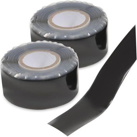 Lot de 2 Ruban De Réparation De Tuyau D'eau Ruban De Réparation De Plombiers Bande Congélateur Bande De Fil Ruban Adhésif En Vinyle Durite Lave-vaisselle Réfrigérateur Caoutchouc