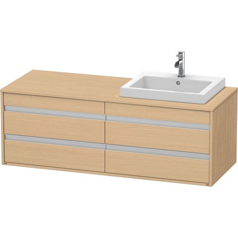 Duravit Ketho Meuble sous-vasque sur console suspendu,