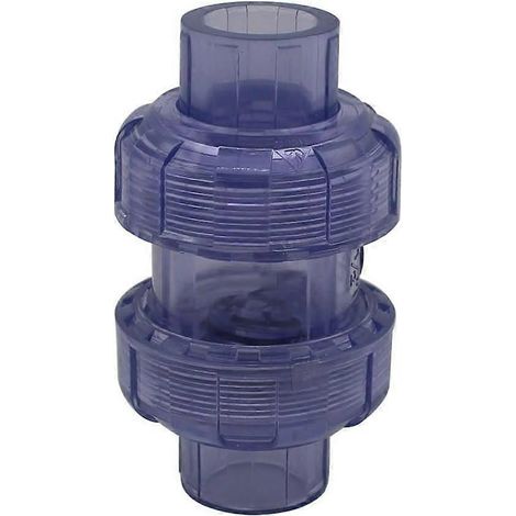 2 clapets anti-retour en PVC, diamètre intérieur du clapet, clapet de vidange, anti-odeurs, natation (1/5)