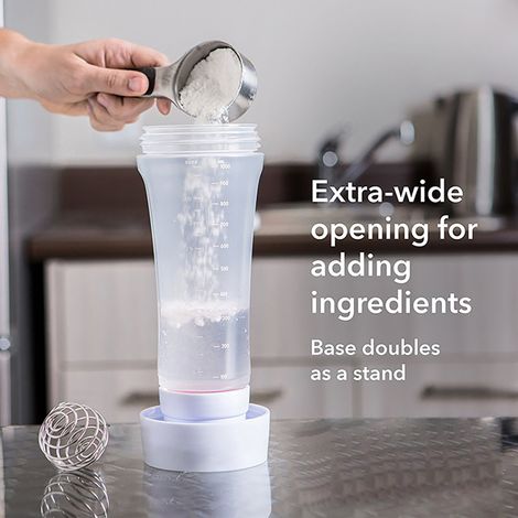 Bouteille à Pâte pour Gaufres et Crêpes - Dispenseur et Mélangeur de Pâte pour Cuisine (1/5)