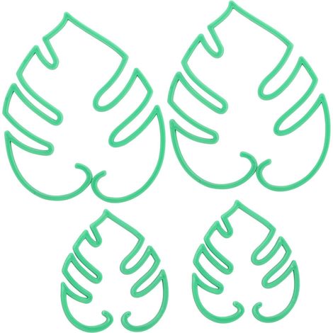 4 Stück Pflanzenstützen Monstera Form Pflanzenstängelhalter