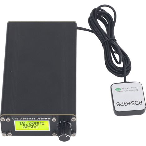 Oscillateur discipliné GPS OCXO 10MHz, sortie d'onde carrée, horloge GPSDO DC12V (1/5)