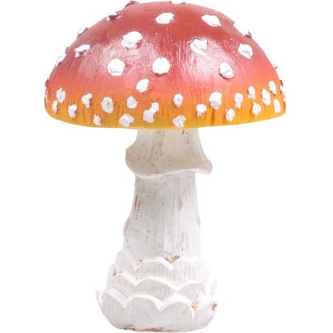Champignon amanite tue-mouche en résine Forest (1/2)