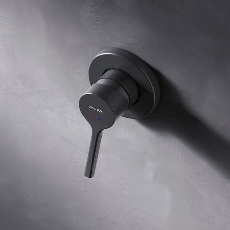 Mitigeur de douche encastré, Noir AM.PM X-Joy S FXA65022