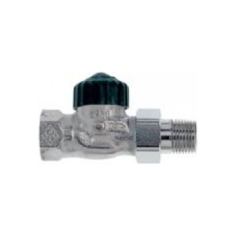 Corps de vanne thermostatique 3/8" droit laiton rouge (1/3)